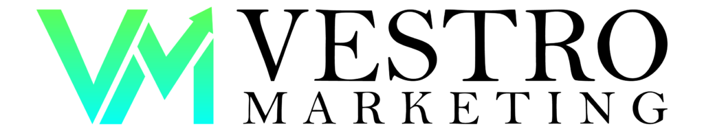 Vestro Marketing logo – Digital Marketing Agency UK specialising in SEO, web development and branding